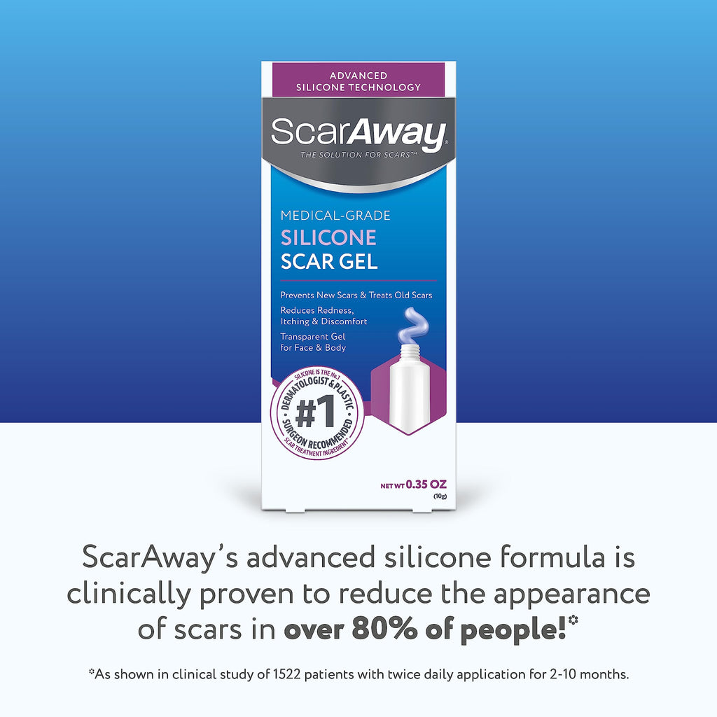 ScarAway Scar Away Scar Repair Gel With Patented Kelo-Cote Technology, 20 Grams - Damaged Box