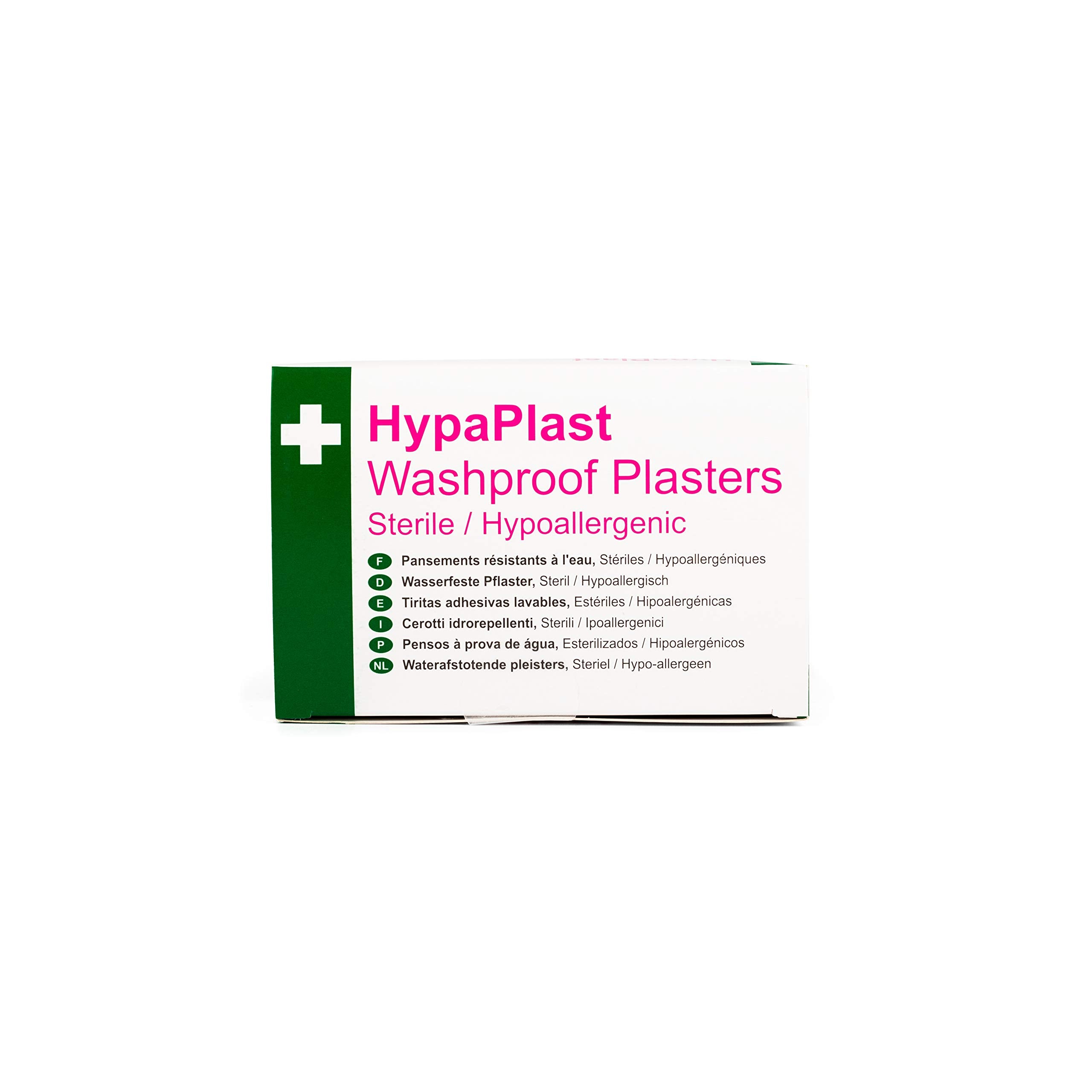 Safety First Aid Group HypaPlast Pink Washproof, Assorted (100) Sterile Hypoallergenic - Damaged Box