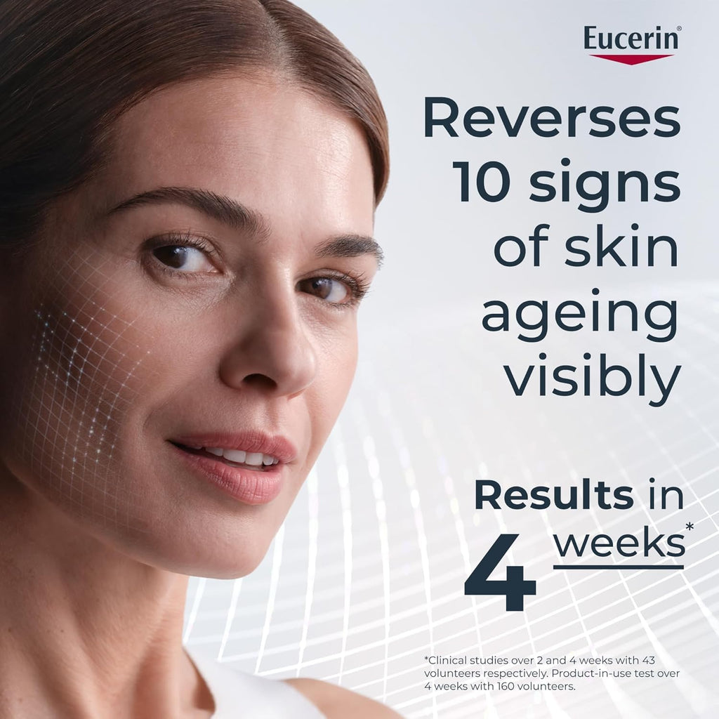 Eucerin Hyaluron-Filler Epigenetic Face Serum 30ml, Hyaluronic Acid Serum With Epicelline for Anti-Wrinkle Skincare, Advanced Face Moisturiser to Correct Visible Signs of Ageing - Damaged Box