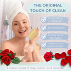 Imperial Leather Original Bar Soap 4 x 90g - Gentle Cleansing Hand & Bath Wash with Travel Soap Dish - Damaged Box
