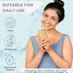 Imperial Leather Original Bar Soap 4 x 90g - Gentle Cleansing Hand & Bath Wash with Travel Soap Dish - Damaged Box