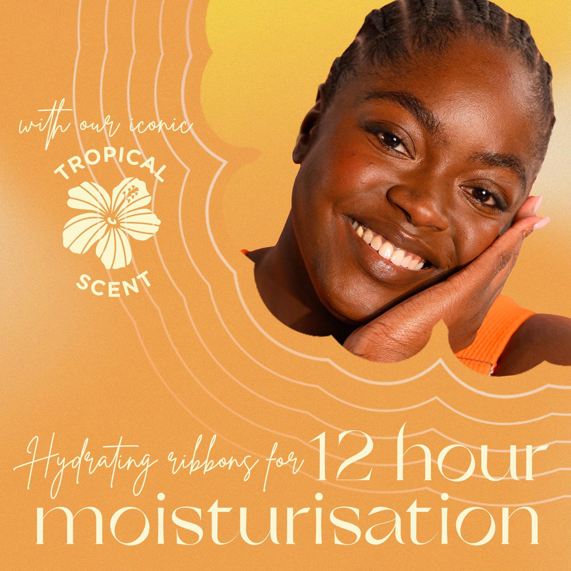 Hawaiian Tropic Hydrating Protection Sunscreen Lotion SPF 30 UVA UVB 12-Hour Moisturising Sun Cream 180ml