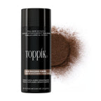 Toppik Hair Building Fibres Powder, Medium Brown, 27.5g Bottle - for A Thicker-looking Hairline, Crown and Beard, Instant Thinning Concealer for Men and Women - Damaged Box