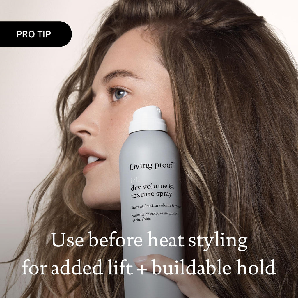 Living Proof Full Dry Volume and Texture Spray, Instantly Transforms Fine, Flat or Thin Hair, Heat Protection up to 210^0C - Damaged Box