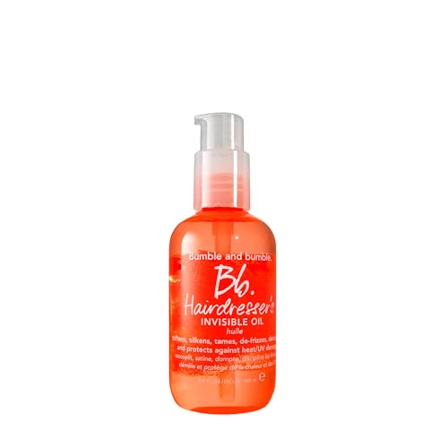 Bumble and bumble. Hairdresser's Invisible Oil Frizz-Reducing Hair Oil | Heat Protection, Frizz Control + Shine | Curly, Wavy, Straight | With Argan, Coconut, + Grapeseed Oil, 100 ml