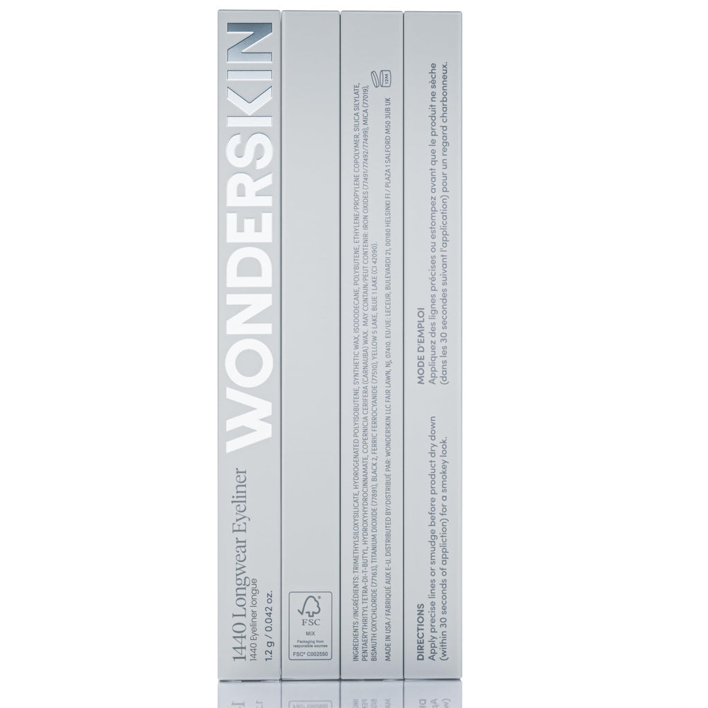 Wonderskin 1440 Longwear Eyeliner Pencil - Kalamata Brown, Waterproof, Smudge-Proof Eye Liner - Damaged Box