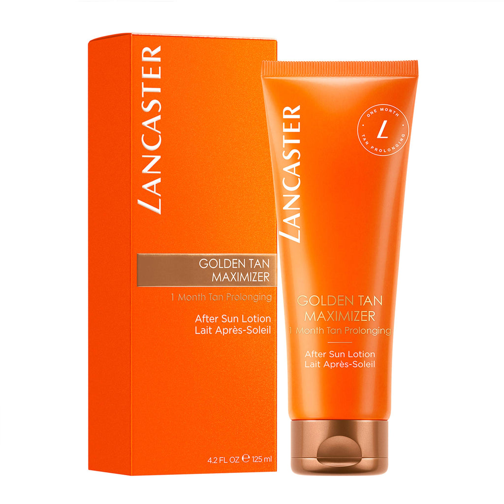 Lancaster Golden Tan Maximizer After Sun Lotion One Month Tan Prolonging, Natural Tan Accelerator, Soothes and Calms Sun-Exposed Skin, Softens Skin with Velvety Finish - Damaged Box