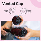 Olivia Garden Multibrush Curlers Kit - Size 45-4 Barrels of the Same Size & 1 Handle - Leave-In Barrels perfect for Curls and Volume - Damaged Box