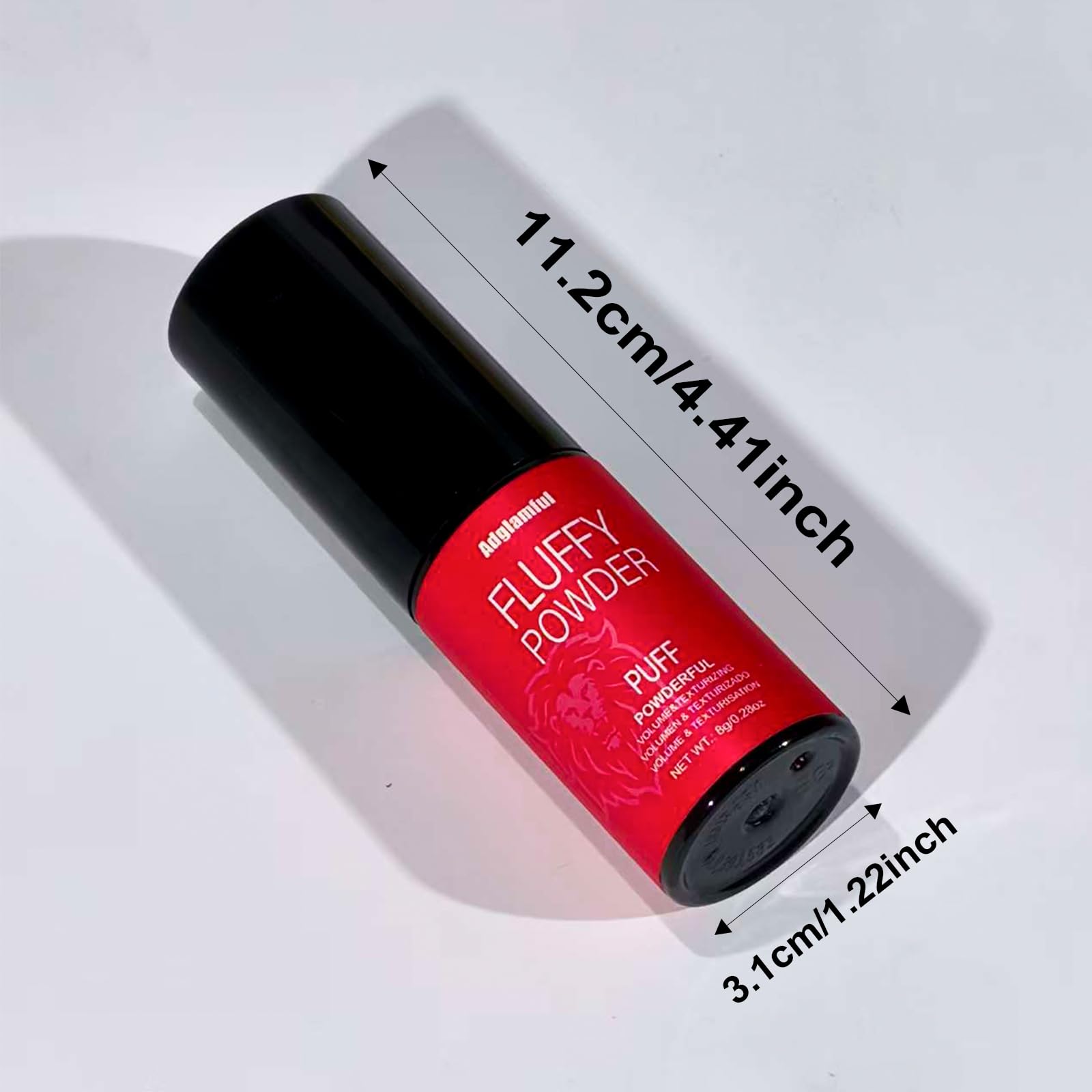 Adglamful Hair Styling Powder, Volumising & Texturising Volume Dust for Instant Root Lift, Strong Hold Matte Finish Texture Powder (8g) - Like New
