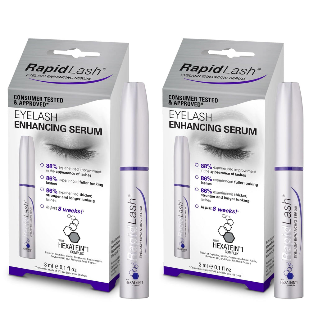 RapidLash Eyelash Enhancing Growth Serum for Longer, Thicker Lashes, 3 ml (Pack of 1) - Damaged Box