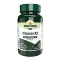 Natures Aid Vitamin K2 100mcg with D3 - MenaQ7 Bone Health, Calcium Absorption, Muscle Function - 30 Vegan Capsules - BBE 06/2027