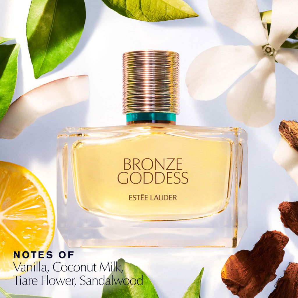 Est'ee Lauder Bronze Goddess Eau Fra^iche Spray with Notes of Tiare Flower, Creamy Coconut, Amber, Sandalwood & Vanilla | Women's Perfume