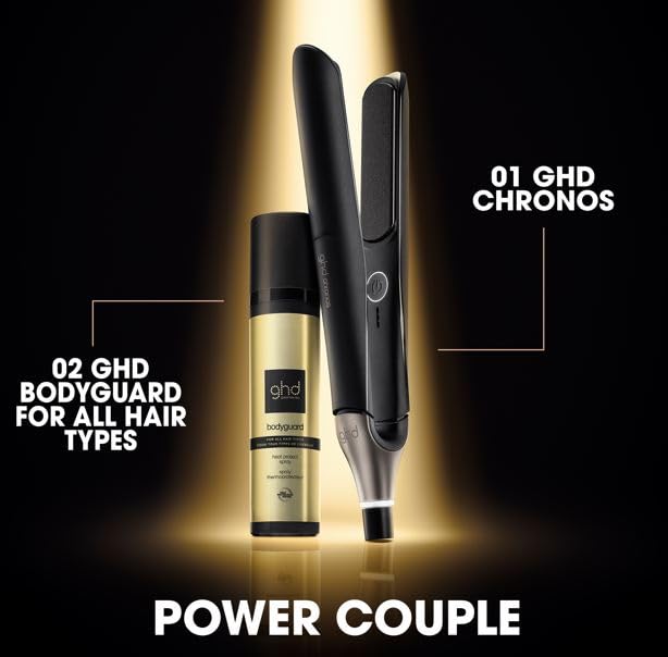 ghd Bodyguard Heat Protect Spray - Invisible & Lightweight Heat Protection, Protects Against Heat Damage, Hair Looks & Feels Healthier - 120ml | Invisible - Damaged Box