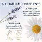 Feather & Down Lavender Pillow Spray 100 ml - Sleep Spray with Calming Chamomile Essential Oils for Relaxation