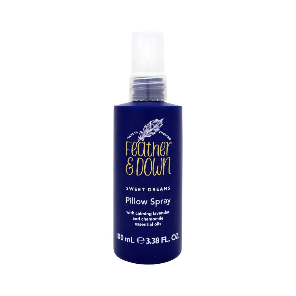 Feather & Down Lavender Pillow Spray 100 ml - Sleep Spray with Calming Chamomile Essential Oils for Relaxation