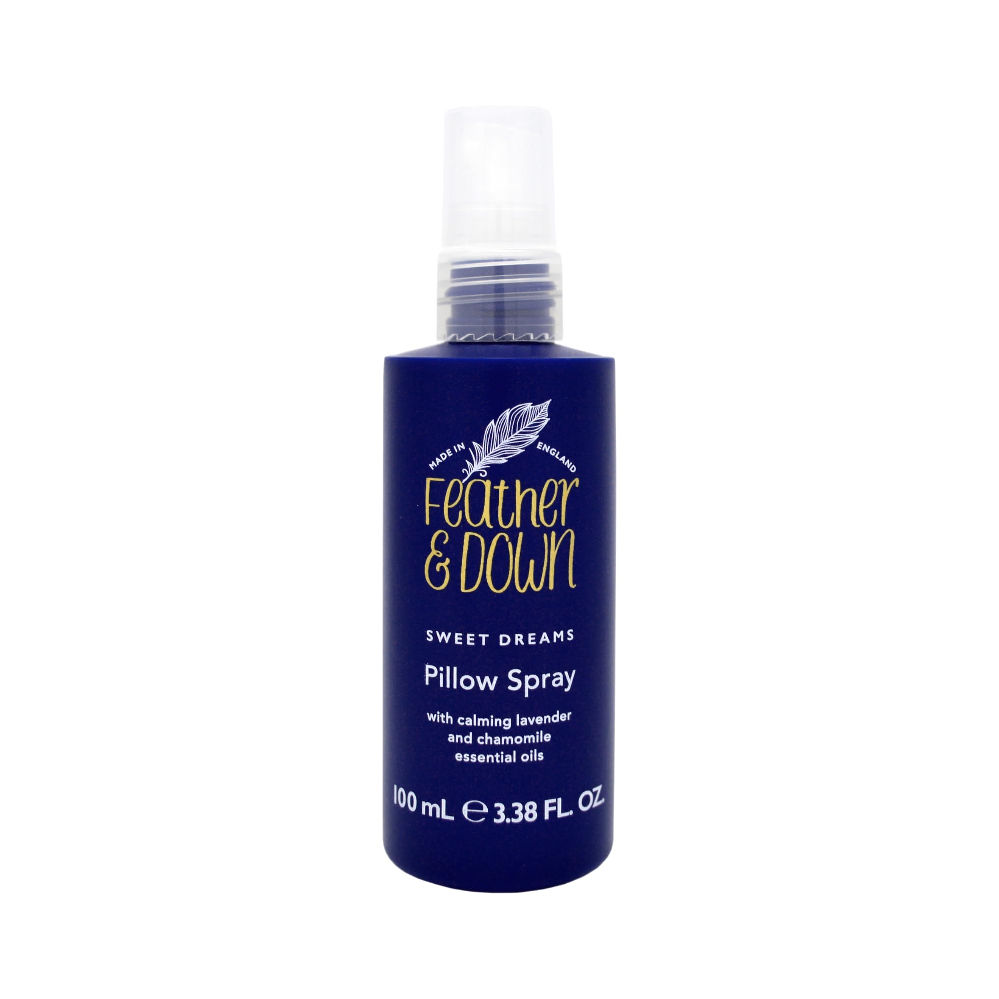 Feather & Down Lavender Pillow Spray 100 ml - Sleep Spray with Calming Chamomile Essential Oils for Relaxation