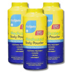 Medipure Medicated Body and Baby Powder - 3 Pack, Talc-Free Skin Protection, Soothing Relief for Sensitive Skin