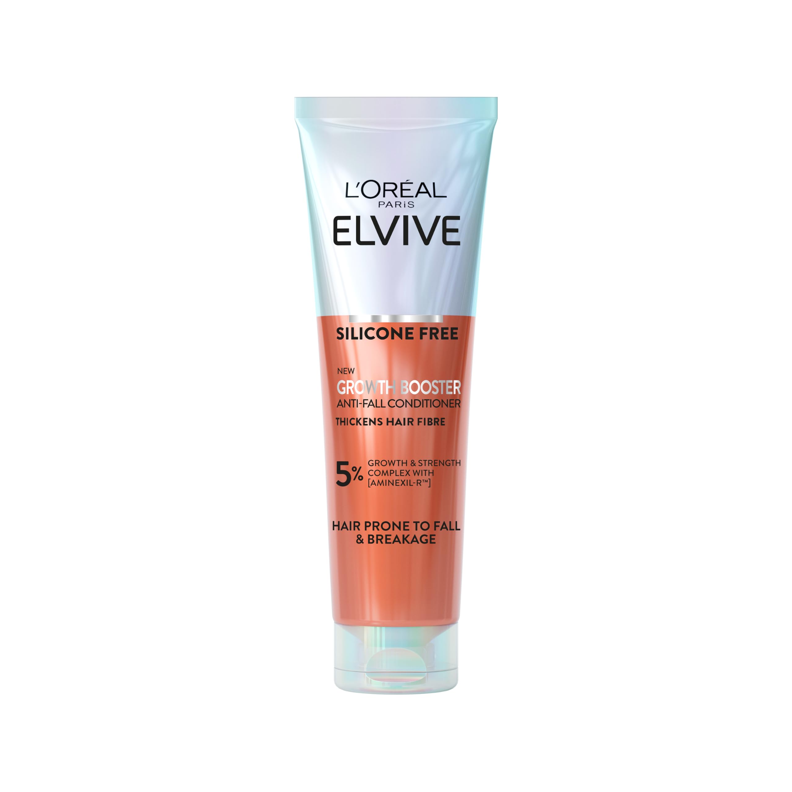 L'Oreal Paris Elvive Growth Booster Conditioner - Anti Hair Loss & Thickening, Aminexil, Niacinamide, Ginger, 150ml - Damaged Box