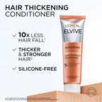 L'Oreal Paris Elvive Growth Booster Conditioner - Anti Hair Loss & Thickening, Aminexil, Niacinamide, Ginger, 150ml - Damaged Box
