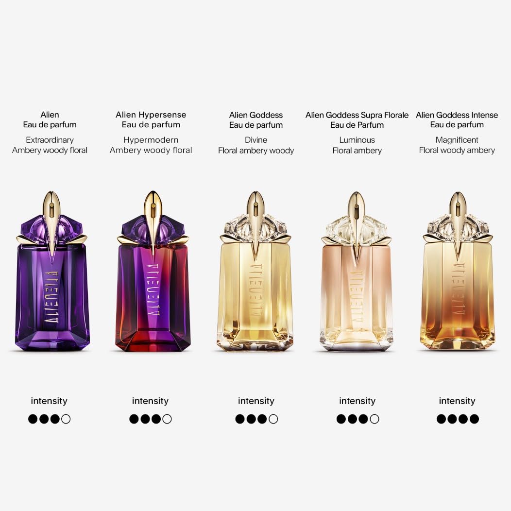 Mugler Alien Goddess Supra Florale Eau de Parfum 60ml Refillable Spray - Luminous Floral Ambery Fragrance for Women - Solar Jasmine and - Damaged Box