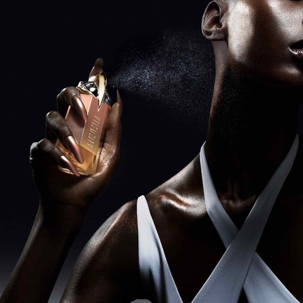 Mugler Alien Goddess Supra Florale Eau de Parfum 60ml Refillable Spray - Luminous Floral Ambery Fragrance for Women - Solar Jasmine and - Damaged Box