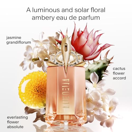 Mugler Alien Goddess Supra Florale Eau de Parfum 60ml Refillable Spray - Luminous Floral Ambery Fragrance for Women - Solar Jasmine and - Damaged Box