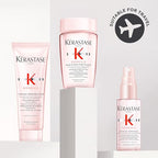 K'erastase Genesis Travel-Size Discovery Gift Set, With Shampoo, Conditioner and Blow-Dry Spray, Nourishing and Fortifying Routine, For Weakened Hair, Infused with Ginger Root and Edelweiss Flower - Damaged Box