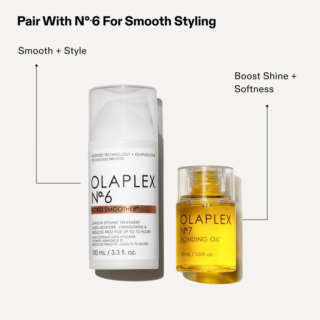 Olaplex No.7 Bonding Oil: Concentrated High Shine Oil | Heat Protectant, Visibly Smooths & Softens Hair, Added Color Vibrancy, Up to 72 Hour Frizz Control | For Coily, Curly, Straight, and Wavy