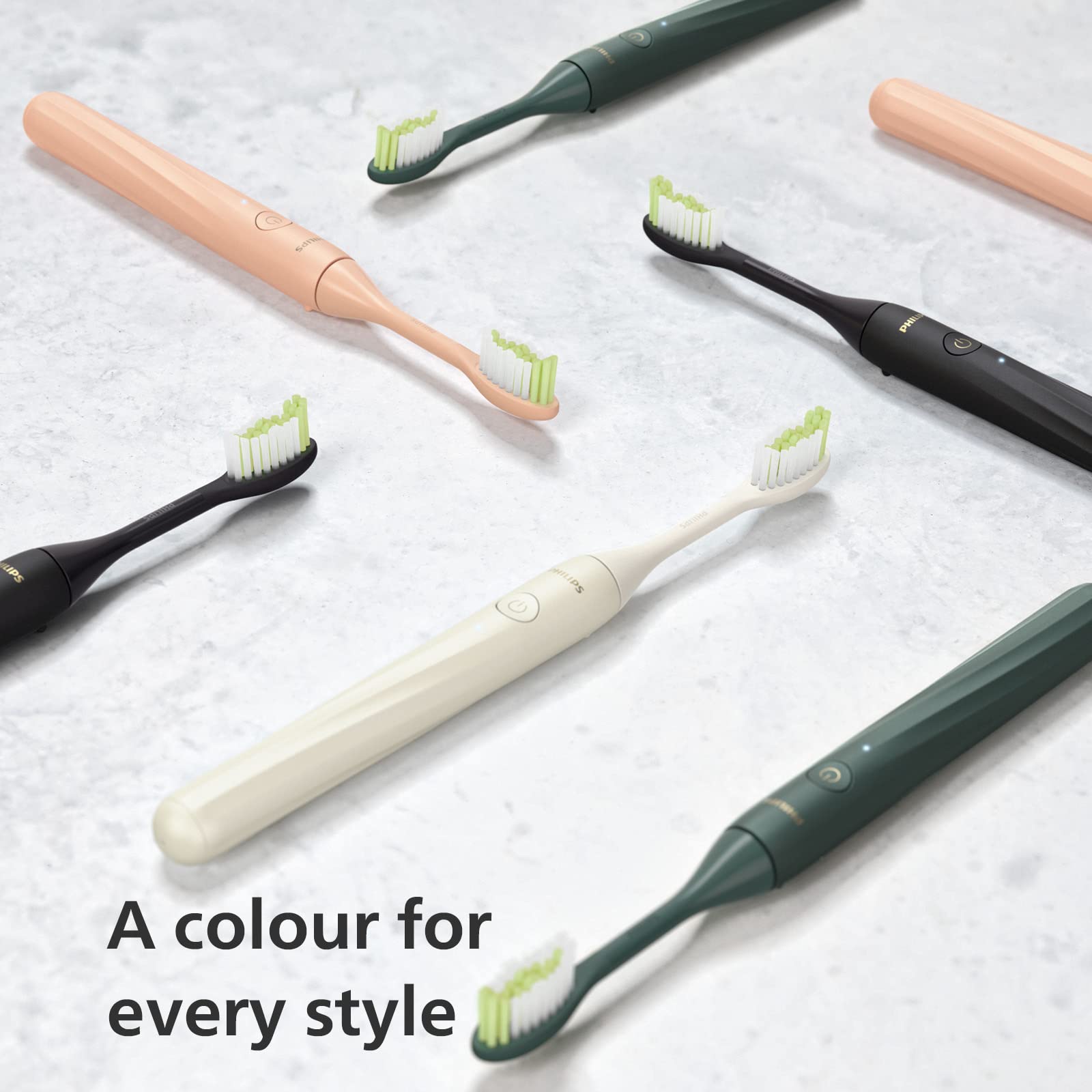 Philips One Electric Toothbrush Brush Head - BH1022/06 Grey 2-Pack