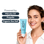 Grin Pro Gum Care Fluoride Free Toothpaste - Organic Toothpaste with Manuka Oil & Propolis - Perfect for Fresh Breath & Sensitive Gum Health Support - Refreshing Mint Flavor - Damaged Box - BBE 03/2028