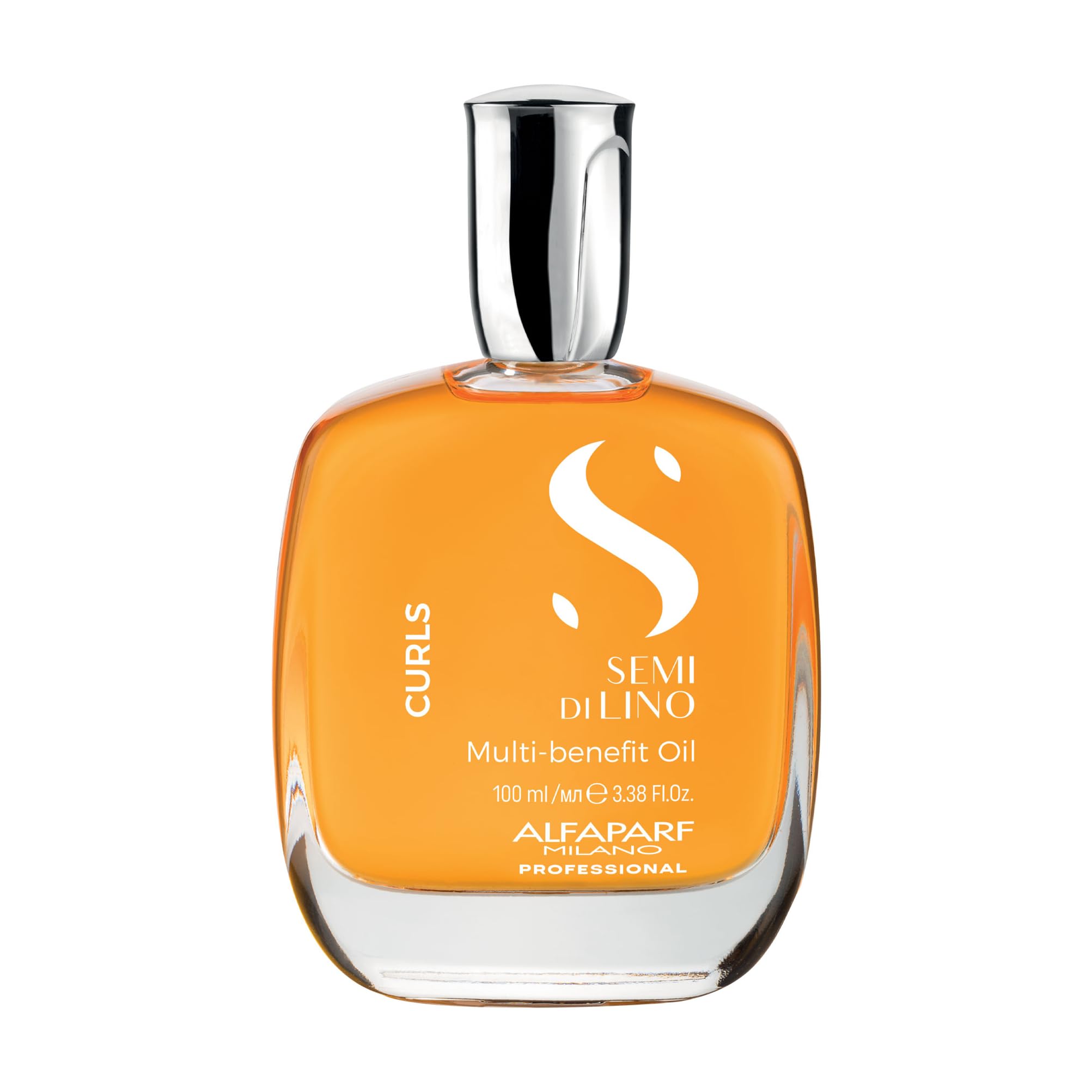 Alfaparf Semi di Lino Curls Multi Benefit Moisturizing Oil For Curly Hair 100ml - Damaged Box