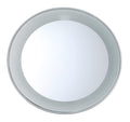 Tweezerman 15x Magnifying LED Mini Mirror, Round Mirror Perfect for Tweezing, Contact Lens and Makeup Application Compact Travel Mirrors with Suction Cups (Pack of 1) - Damaged Box
