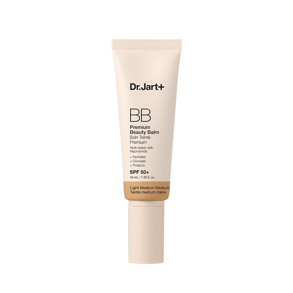 Dr.Jart+ Premium BB Korean Tinted Moisturiser with SPF 50 and Niacinamide Glycerin | bb cream |Skin Tint | Korean Makeup, 40 ml - Damaged Box