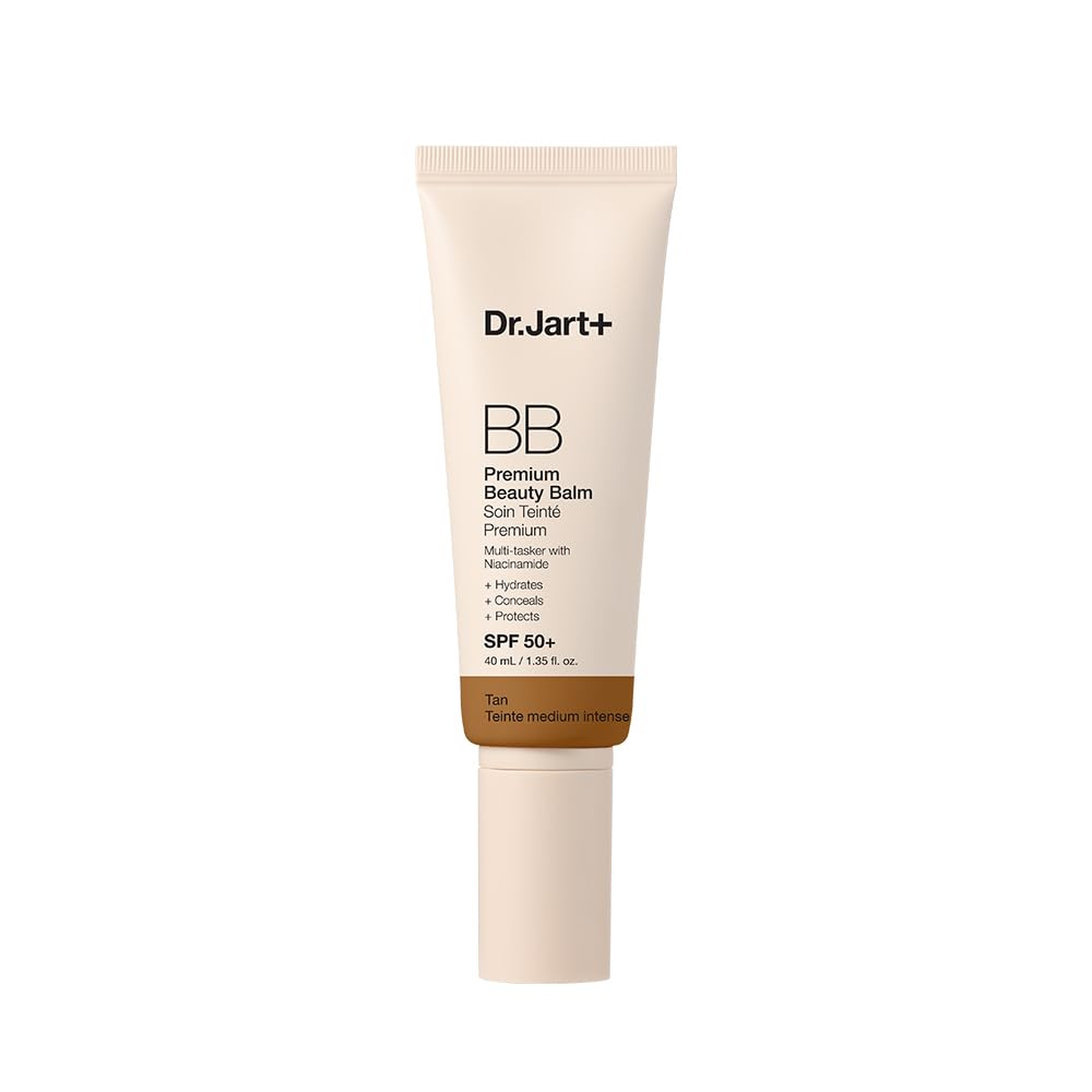 Dr.Jart+ Premium BB Korean Tinted Moisturiser with SPF 50 and Niacinamide Glycerin | bb cream |Skin Tint | Korean Makeup, 40 ml - Damaged Box