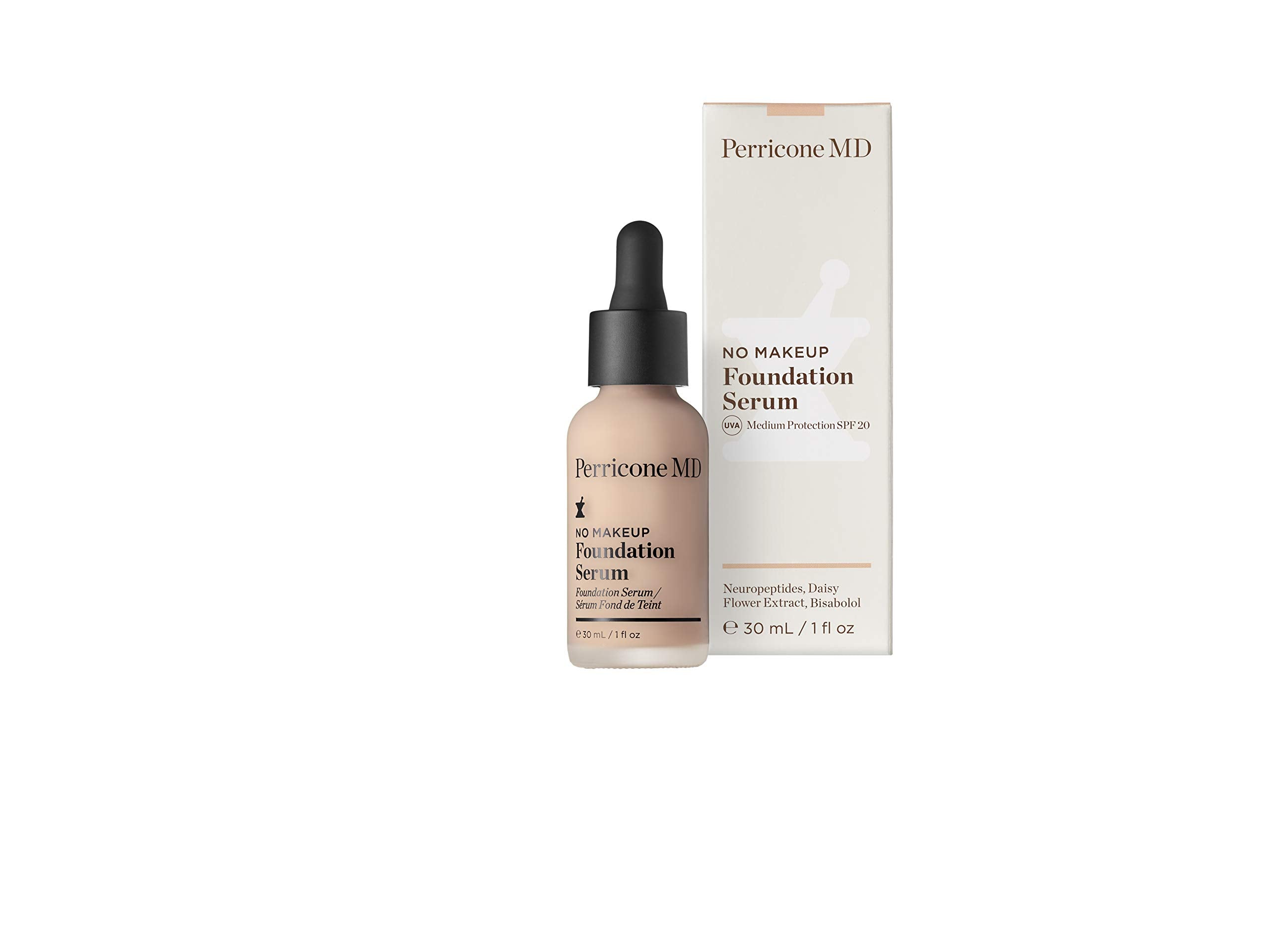 Perricone MD No Makeup Foundation Serum Broad Spectrum SPF20 Beige 30ml - Damaged Box