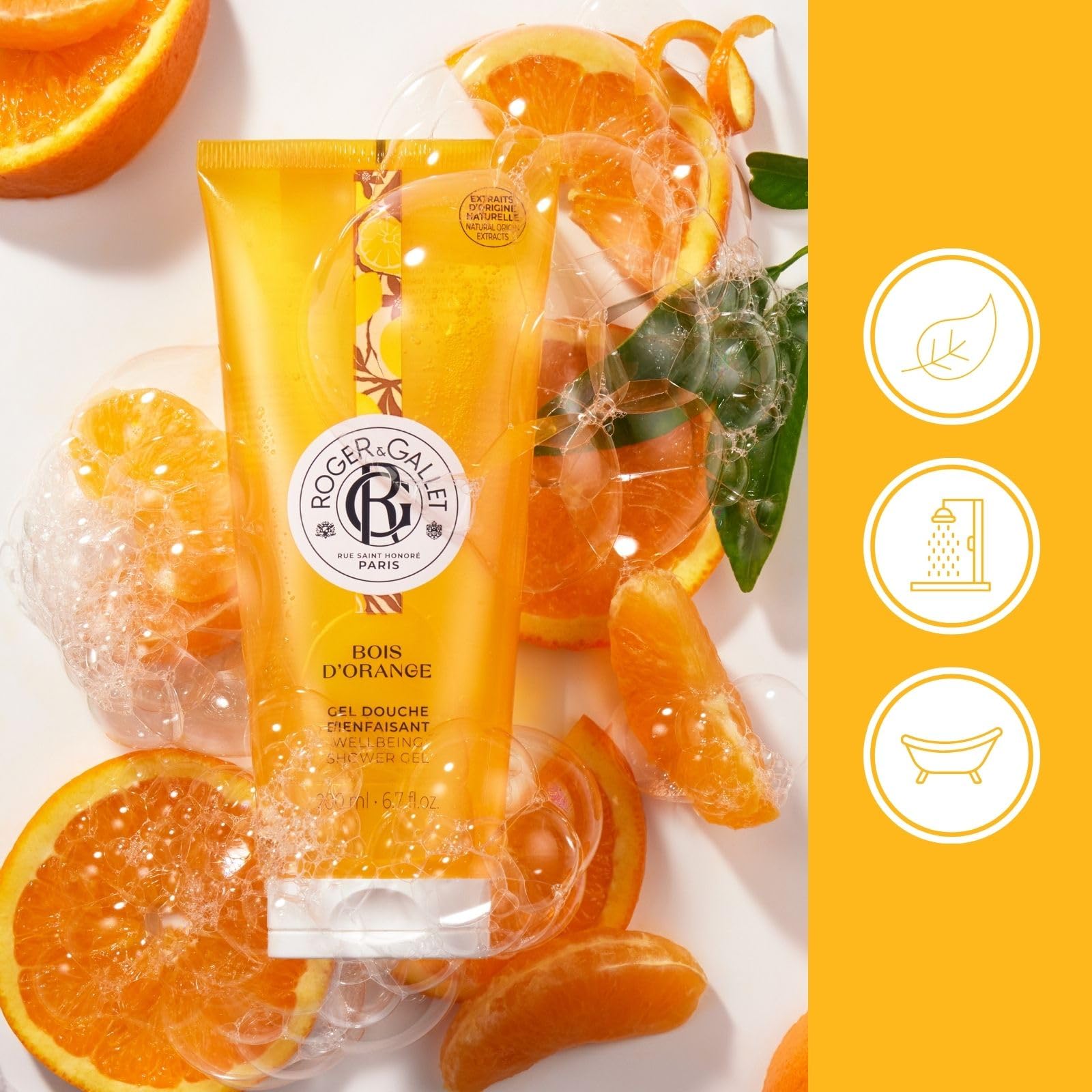 Roger and Gallet Bois D'Orange Shower Gel 200ml