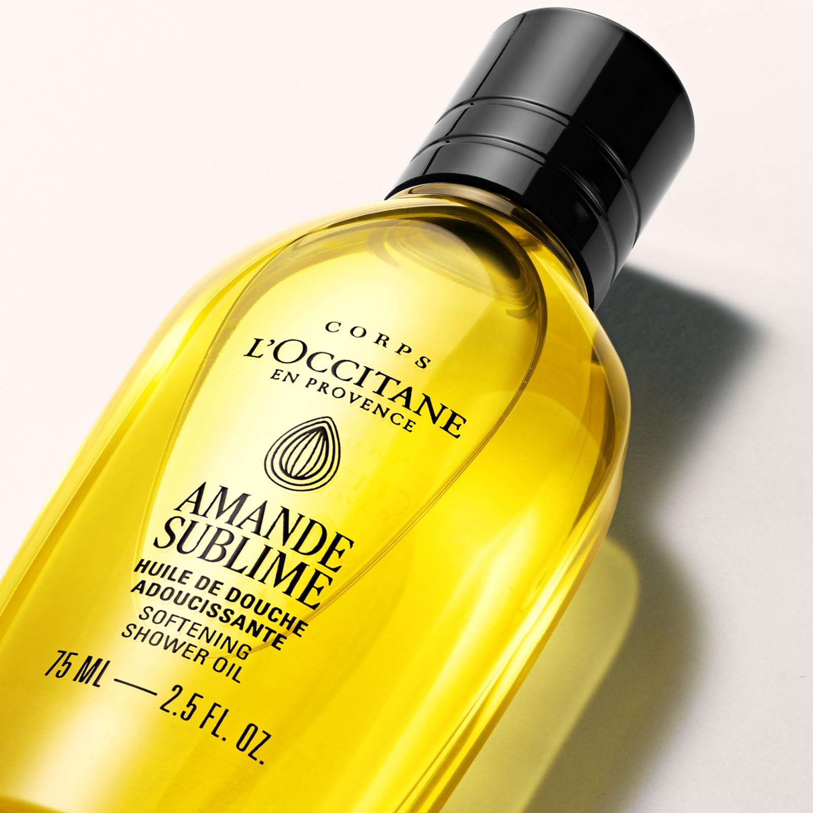 L'OCCITANE - Almond (Amande Sublime) Shower Oil - 75 ml - Soothing and firming - Made in France