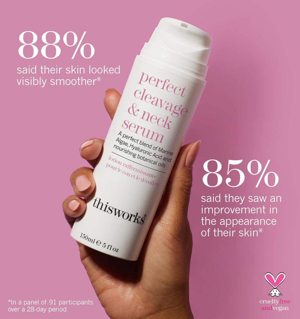 This Works Perfect All Over Kit - Cleavage & Neck Serum, Legs Skin Miracle - Pamper Gift Set for Women - Damaged Box