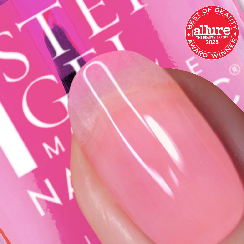 Nails Inc It's Topless Gel-Like Nail Polish, 4-in-1 Base Coat, Treatment, Colour & Top Coat, Long Lasting, Strong, Chip Free Nails, Glossy Salon Quality Manicure, Air Dry Nail Polish, Thea, 14 ML