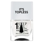 Nails Inc It's Topless Gel-Like Nail Polish, 4-in-1 Base Coat, Treatment, Colour & Top Coat, Long Lasting, Strong, Chip Free Nails, Glossy Salon Quality Manicure, Air Dry Nail Polish, Thea, 14 ML