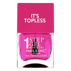 Nails Inc It's Topless Gel-Like Nail Polish, 4-in-1 Base Coat, Treatment, Colour & Top Coat, Long Lasting, Strong, Chip Free Nails, Glossy Salon Quality Manicure, Air Dry Nail Polish, Thea, 14 ML