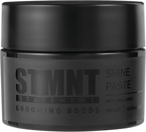STMNT Grooming Goods Shine Paste | Natural Shine Finish | Strong Control | Non-Greasy Formula 100ml - Damaged Box