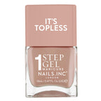 Nails Inc It's Topless Gel-Like Nail Polish, 4-in-1 Base Coat, Treatment, Colour & Top Coat, Long Lasting, Strong, Chip Free Nails, Glossy Salon Quality Manicure, Air Dry Nail Polish, Madison, 14 ML