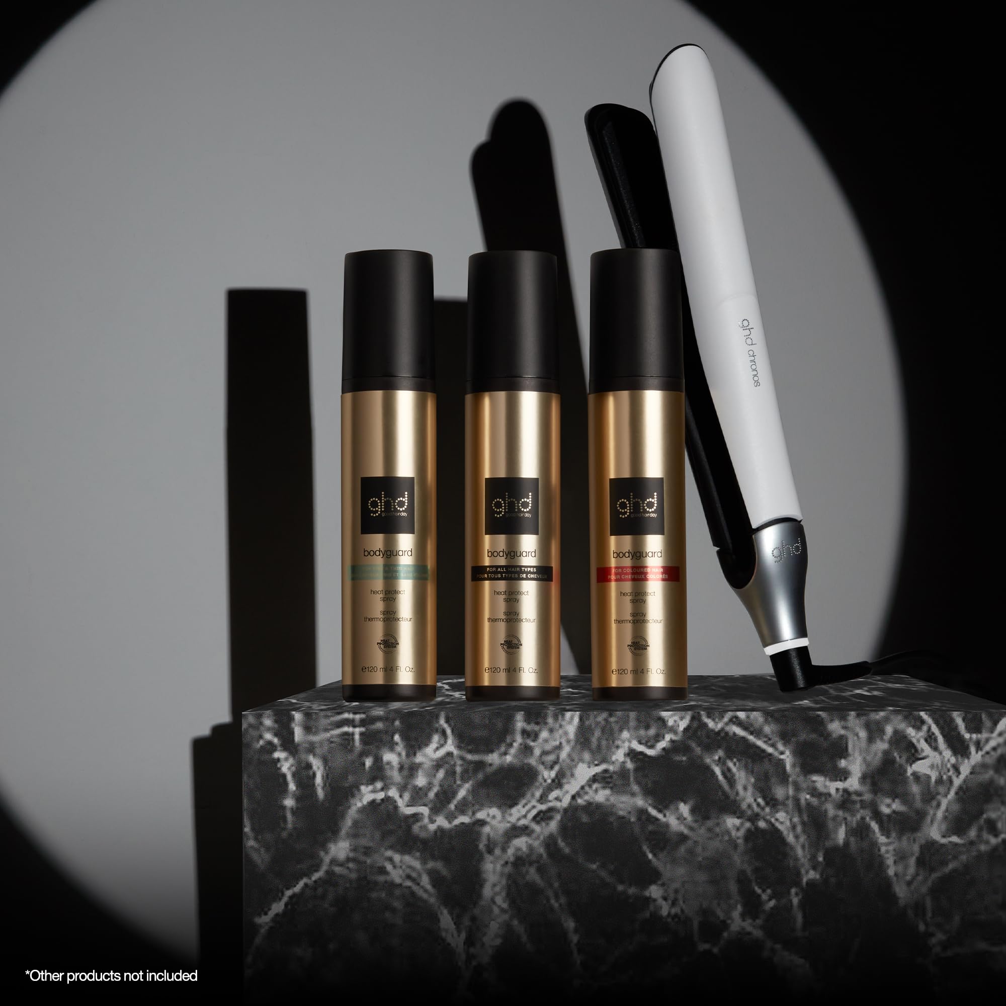 Ghd Bodyguard Heat Protect - Hitzeschutz f"ur feines Haar - Damaged Box