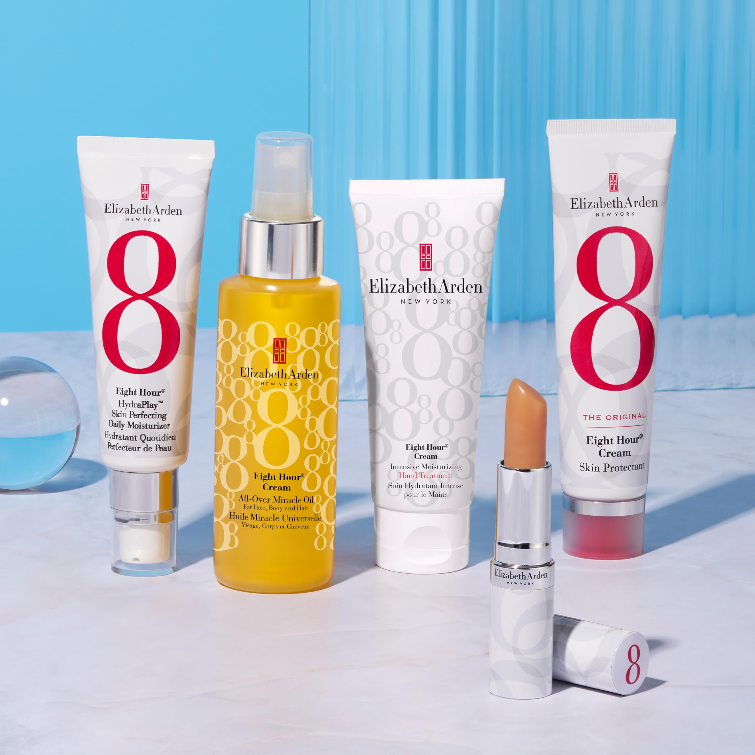 Elizabeth Arden Eight Hour Cream Lip Protectant Lip Balm Stick SPF15, 3.7g, for Nourished, Hydrated, Smooth Lips, Travel-Friendly, Unisex