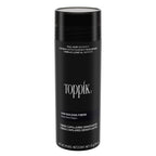 Toppik Hair Building Fibres Powder, Black, 27.5g Bottle - for A Thicker-looking Hairline, Crown and Beard, Instant Thinning Concealer for Men and Women