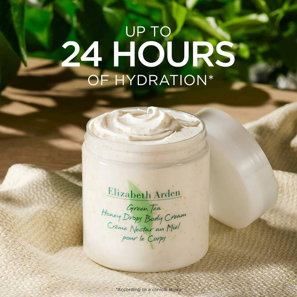 Elizabeth Arden Green Tea Honey Drops Body Cream, 500ml, Nourishing Body Moisturiser, Infused with Honey & Green Tea Extracts, Calms & Conditions Dry Skin