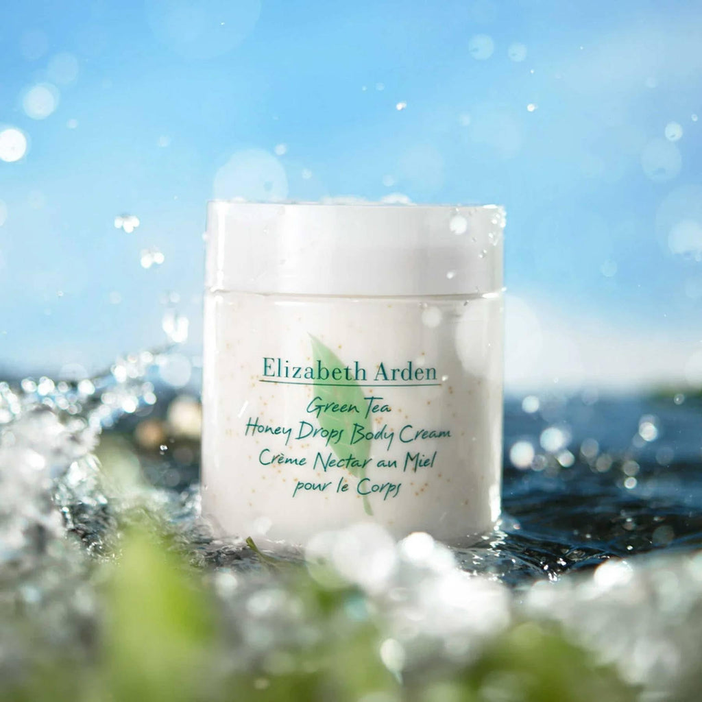 Elizabeth Arden Green Tea Honey Drops Body Cream, 500ml, Nourishing Body Moisturiser, Infused with Honey & Green Tea Extracts, Calms & Conditions Dry Skin