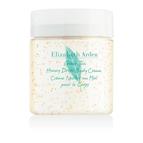 Elizabeth Arden Green Tea Honey Drops Body Cream, 500ml, Nourishing Body Moisturiser, Infused with Honey & Green Tea Extracts, Calms & Conditions Dry Skin