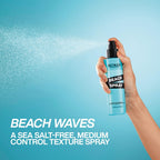 REDKEN, Beach Spray, For Added Hair Definition and Texture, Sea Salt Free, Medium Control Spray, Suitable for All Hair Types, 150ml